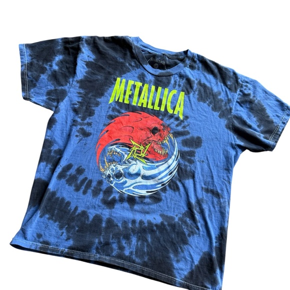 metallica Other - METALLICA Tie Dye T-Shirt 90s Style Band Tee Heavy Metal Rock Shirt